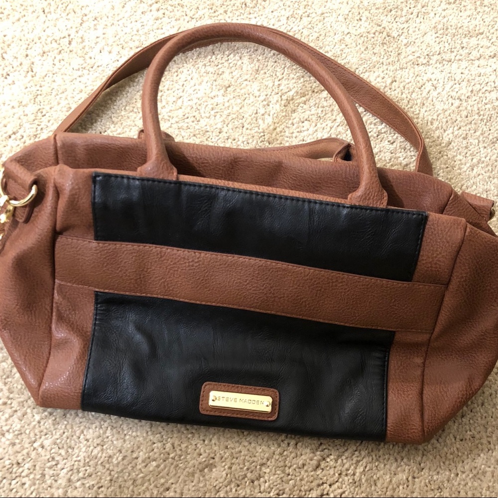 Steve Madden Duo-Tone Shoulder Bag